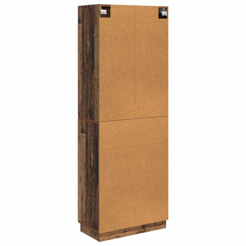 Комплект шкафове 2 pcs Старо дърво 66 x 34,5 x 87 см