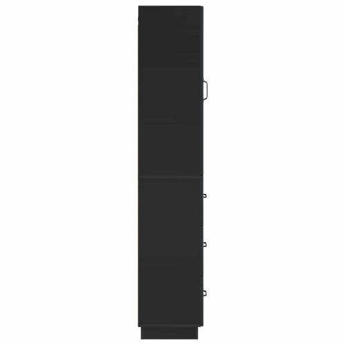 Комплект шкафове 2 pcs Черно 33 x 34,5 x 87 см