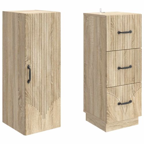 Комплект шкафове 2 pcs Дъб сонома 33 x 34,5 x 87 см