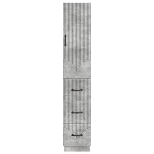 Комплект шкафове 2 pcs Бетонно сиво 33 x 34,5 x 87 см
