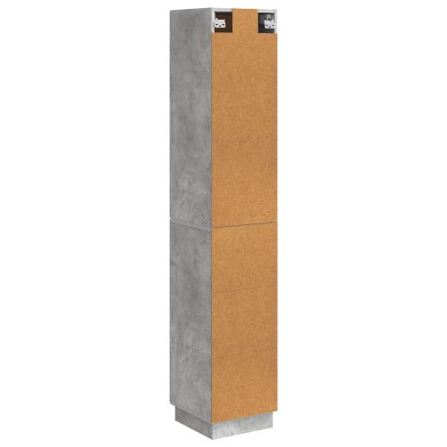 Комплект шкафове 2 pcs Бетонно сиво 33 x 34,5 x 87 см