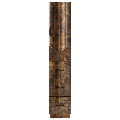 Комплект шкафове 2 pcs Опушен дъб 33 x 34,5 x 87 см