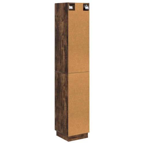 Комплект шкафове 2 pcs Опушен дъб 33 x 34,5 x 87 см