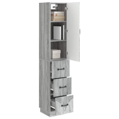 Комплект шкафове 2 pcs Сив Сонома 33 x 34,5 x 87 см