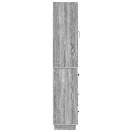 Комплект шкафове 2 pcs Сив Сонома 33 x 34,5 x 87 см