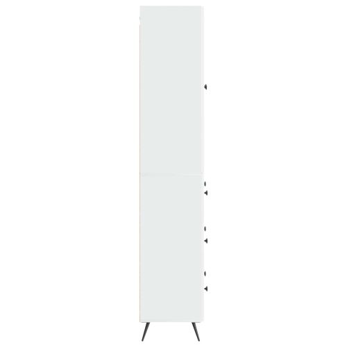 Комплект шкафове 2 pcs Бял гланц 66 x 34,5 x 90 см