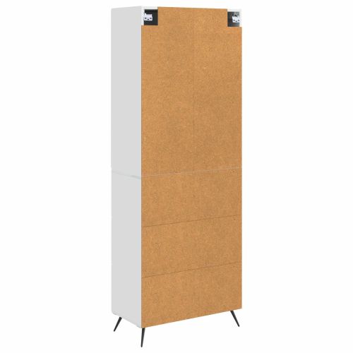 Комплект шкафове 2 pcs Бял гланц 66 x 34,5 x 90 см