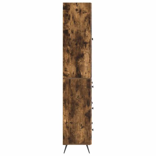 Комплект шкафове 2 pcs Опушен дъб 66 x 34,5 x 90 см