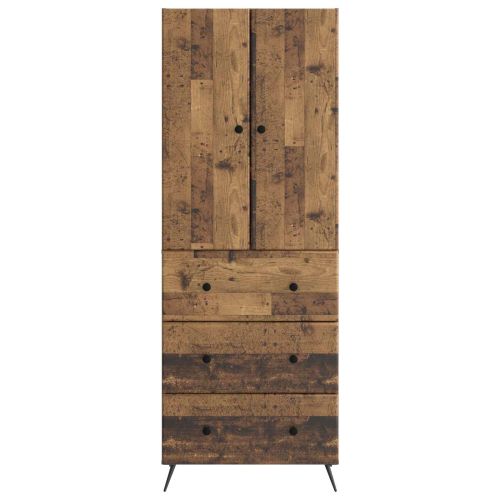 Комплект шкафове 2 pcs Старо дърво 66 x 34,5 x 90 см