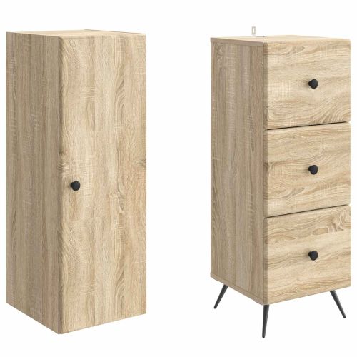 Комплект шкафове 2 pcs Дъб сонома 34,5 x 34,5 x 90 см