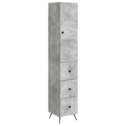 Комплект шкафове 2 pcs Бетонно сиво 34,5 x 34,5 x 90 см