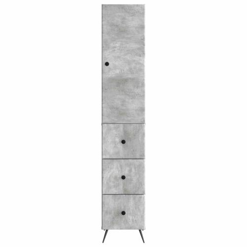 Комплект шкафове 2 pcs Бетонно сиво 34,5 x 34,5 x 90 см
