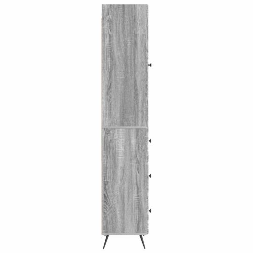 Комплект шкафове 2 pcs Сив Сонома 34,5 x 34,5 x 90 см