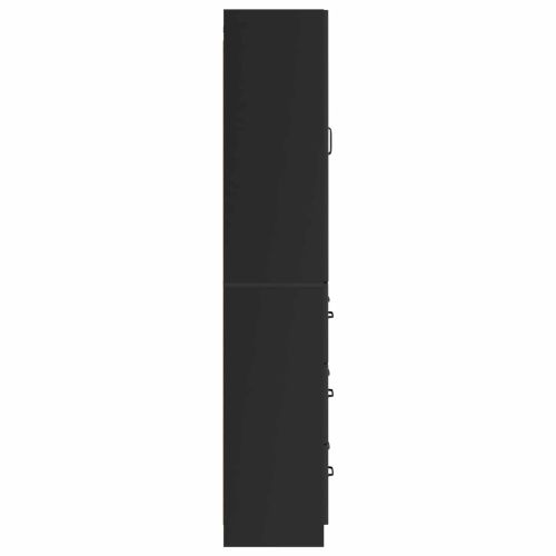 Комплект шкафове 2 pcs Черно 66 x 34,5 x 87 см