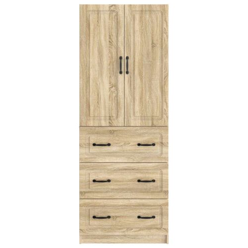 Комплект шкафове 2 pcs Дъб сонома 66 x 34,5 x 87 см