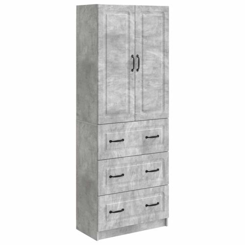 Комплект шкафове 2 pcs Бетонно сиво 66 x 34,5 x 87 см