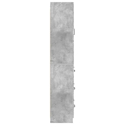 Комплект шкафове 2 pcs Бетонно сиво 66 x 34,5 x 87 см