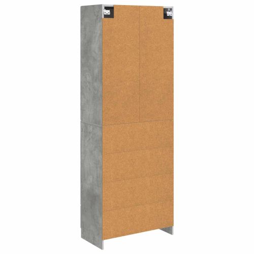 Комплект шкафове 2 pcs Бетонно сиво 66 x 34,5 x 87 см