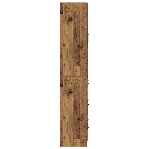 Комплект шкафове 2 pcs Старо дърво 66 x 34,5 x 87 см