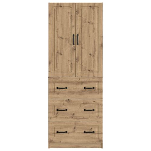 Комплект шкафове 2 pcs Дъб артизан 66 x 34,5 x 87 см