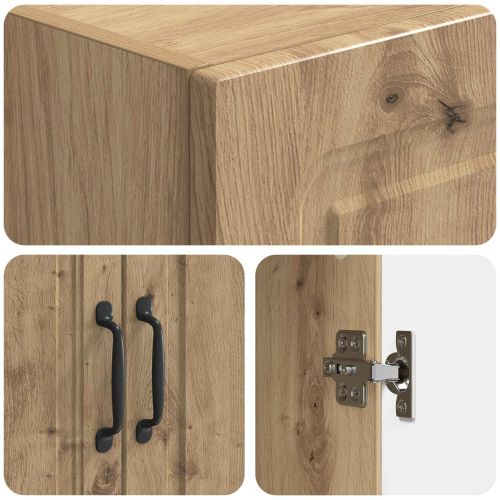 Комплект шкафове 2 pcs Дъб артизан 66 x 34,5 x 87 см
