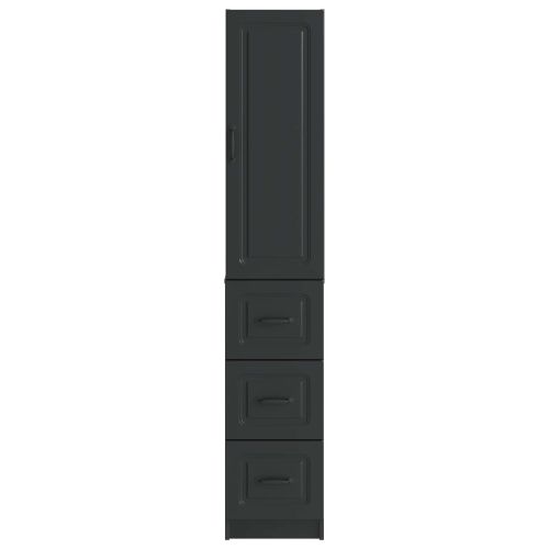 Комплект шкафове 2 pcs Черно 33 x 34,5 x 87 см