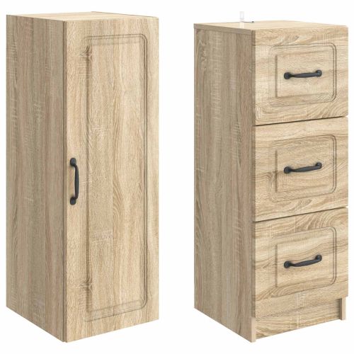 Комплект шкафове 2 pcs Дъб сонома 33 x 34,5 x 87 см