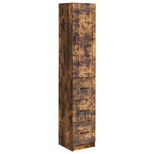 Комплект шкафове 2 pcs Опушен дъб 33 x 34,5 x 87 см