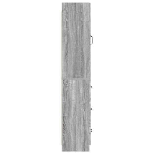 Комплект шкафове 2 pcs Сив Сонома 33 x 34,5 x 87 см