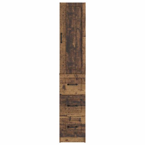 Комплект шкафове 2 pcs Старо дърво 33 x 34,5 x 87 см