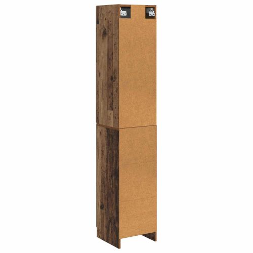 Комплект шкафове 2 pcs Старо дърво 33 x 34,5 x 87 см