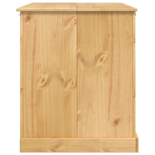 Кухненска количка с рафт 2 pcs Пчелен восък 112 x 77 x 91,5 см