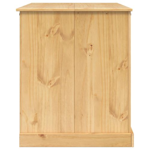 Кухненска количка с рафт 2 pcs Пчелен восък 112 x 77 x 91,5 см