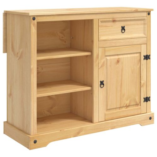 Кухненска количка с врата 2 pcs Пчелен восък 112 x 70 x 91,5 см