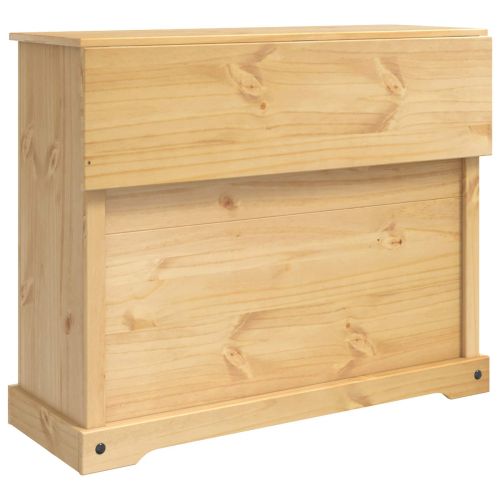 Кухненска количка с врата 2 pcs Пчелен восък 112 x 70 x 91,5 см