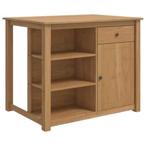 Кухненска количка PANAMA 2 pcs Пчелен восък 112 x 77 x 90 см
