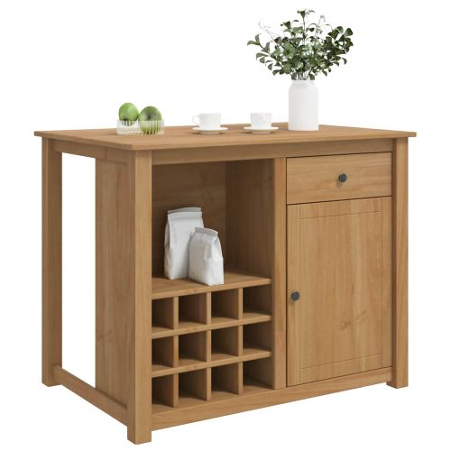 Кухненска количка PANAMA 2 pcs Пчелен восък 112 x 77 x 90 см