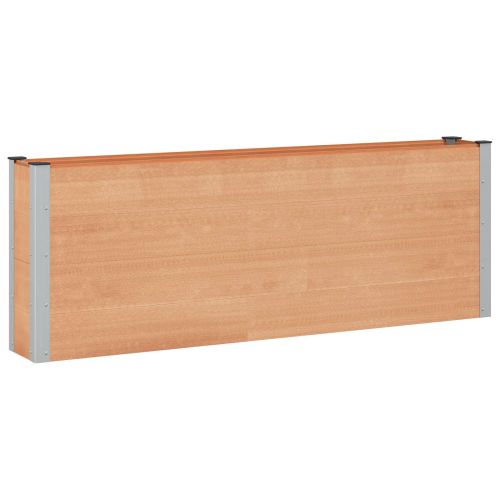 Градинска повдигната леха Кафяво 200 x 30 x 72 см