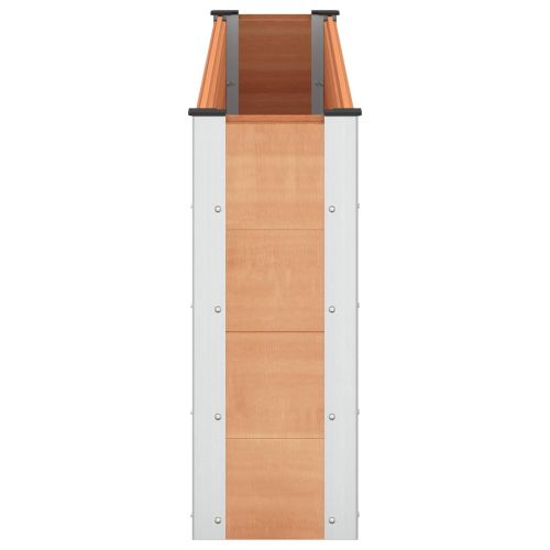 Градинска повдигната леха Кафяво 200 x 30 x 72 см