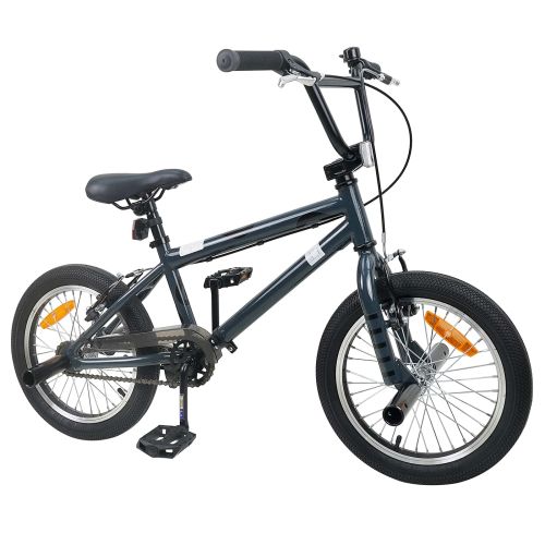 BMX Велосипед 16 инча за 5-8 години Тъмносиво