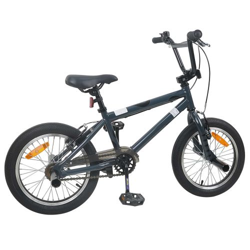 BMX Велосипед 16 инча за 5-8 години Тъмносиво