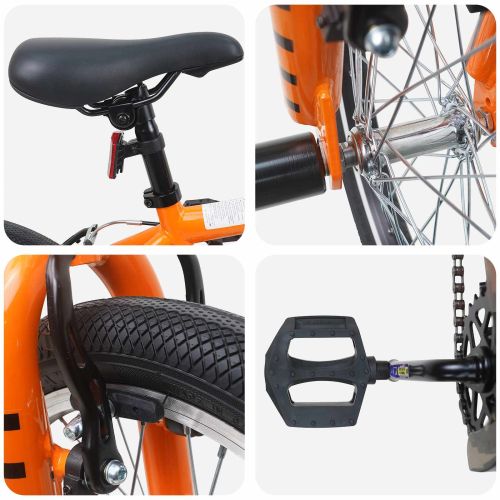 BMX Велосипед 16 инча за 5-8 години Оранжево