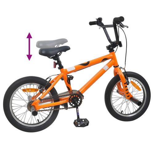 BMX Велосипед 16 инча за 5-8 години Оранжево