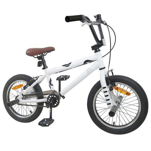 BMX Велосипед 16 инча за 5-8 години Бяло