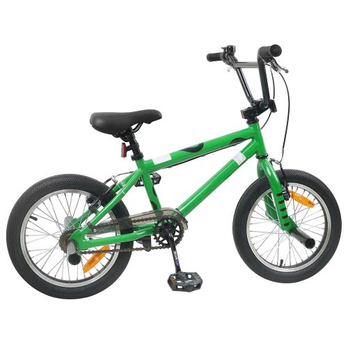 BMX Велосипед 16 инча за 5-8 години Зелено