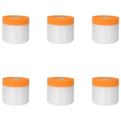 Калъф за прах с лепилна лента 6 pcs Прозрачен 30 x 3300 см HDPE