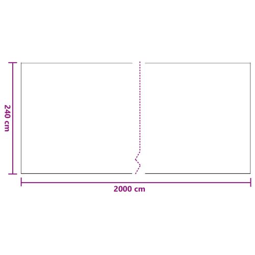 Калъф за прах с лепилна лента 12 pcs Прозрачен 240 x 2000 см