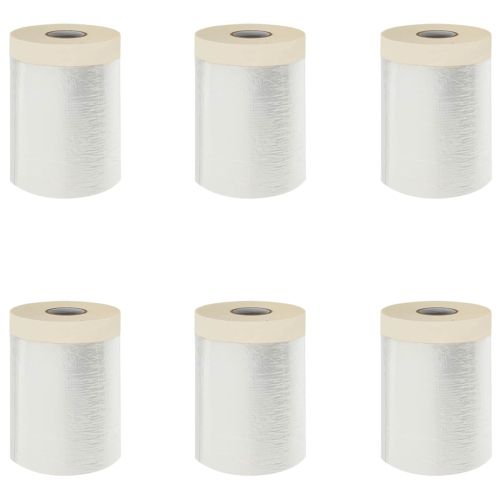 Прахосмукачна кърпа с лепило 6 pcs Прозрачен 55 x 3300 см HDPE