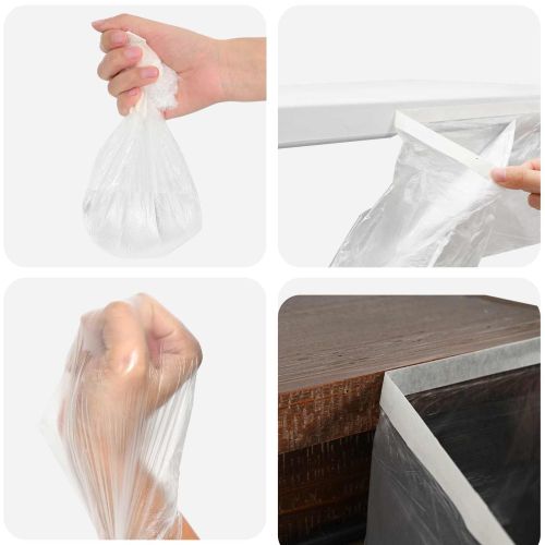 Прахосмукачна кърпа с лепило 12 pcs Прозрачен 30 x 3300 см HDPE