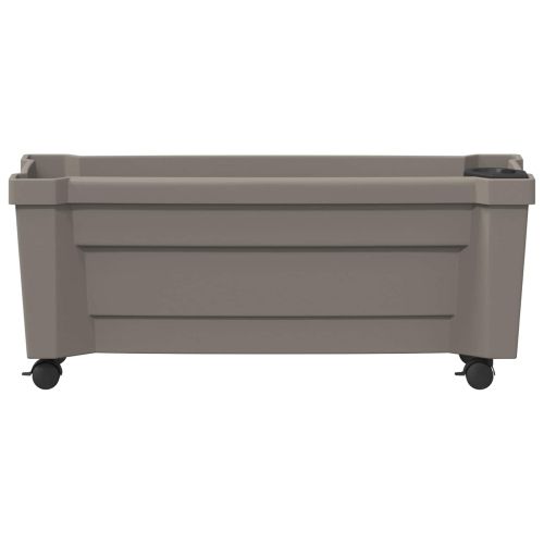 Саксия Kalypso с колела Сиво 79 x 35 x 33 см ПП